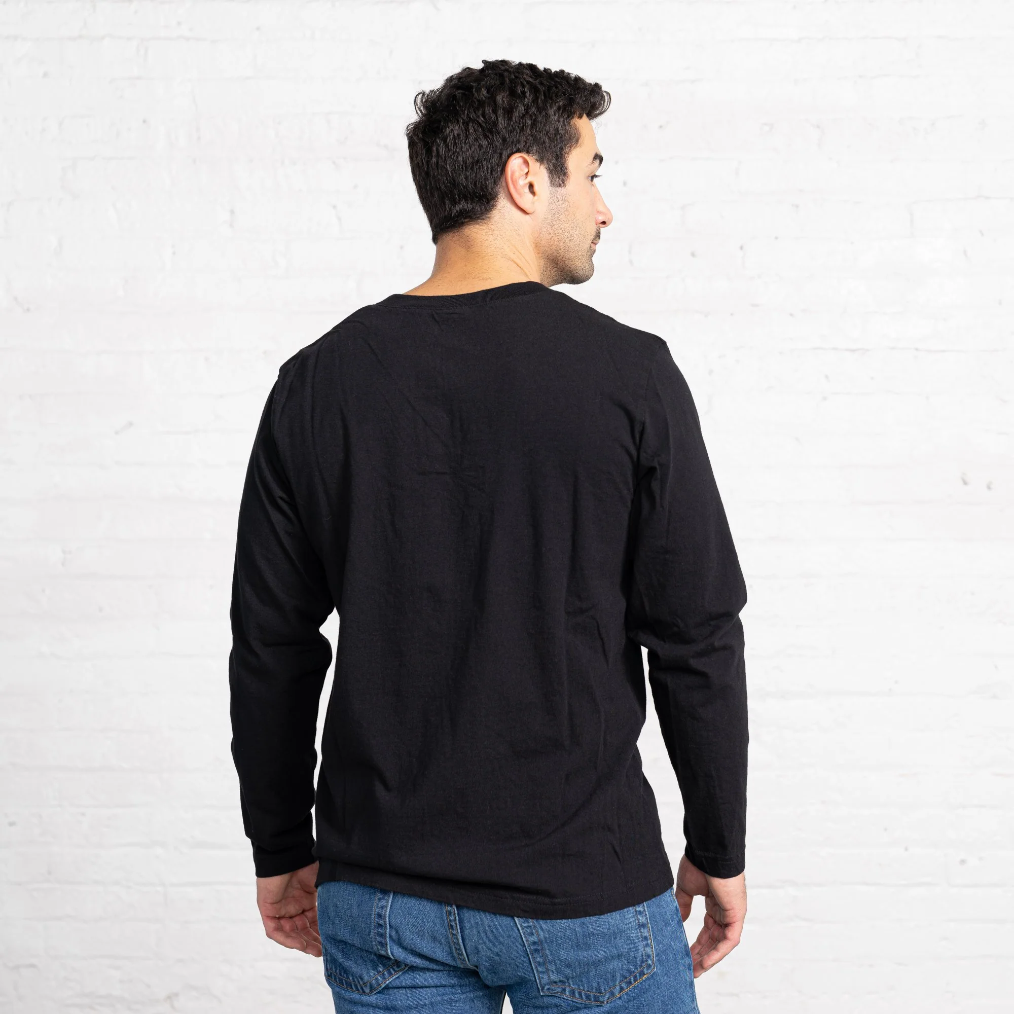 Long Sleeve Henley - Combed Cotton - Image 8