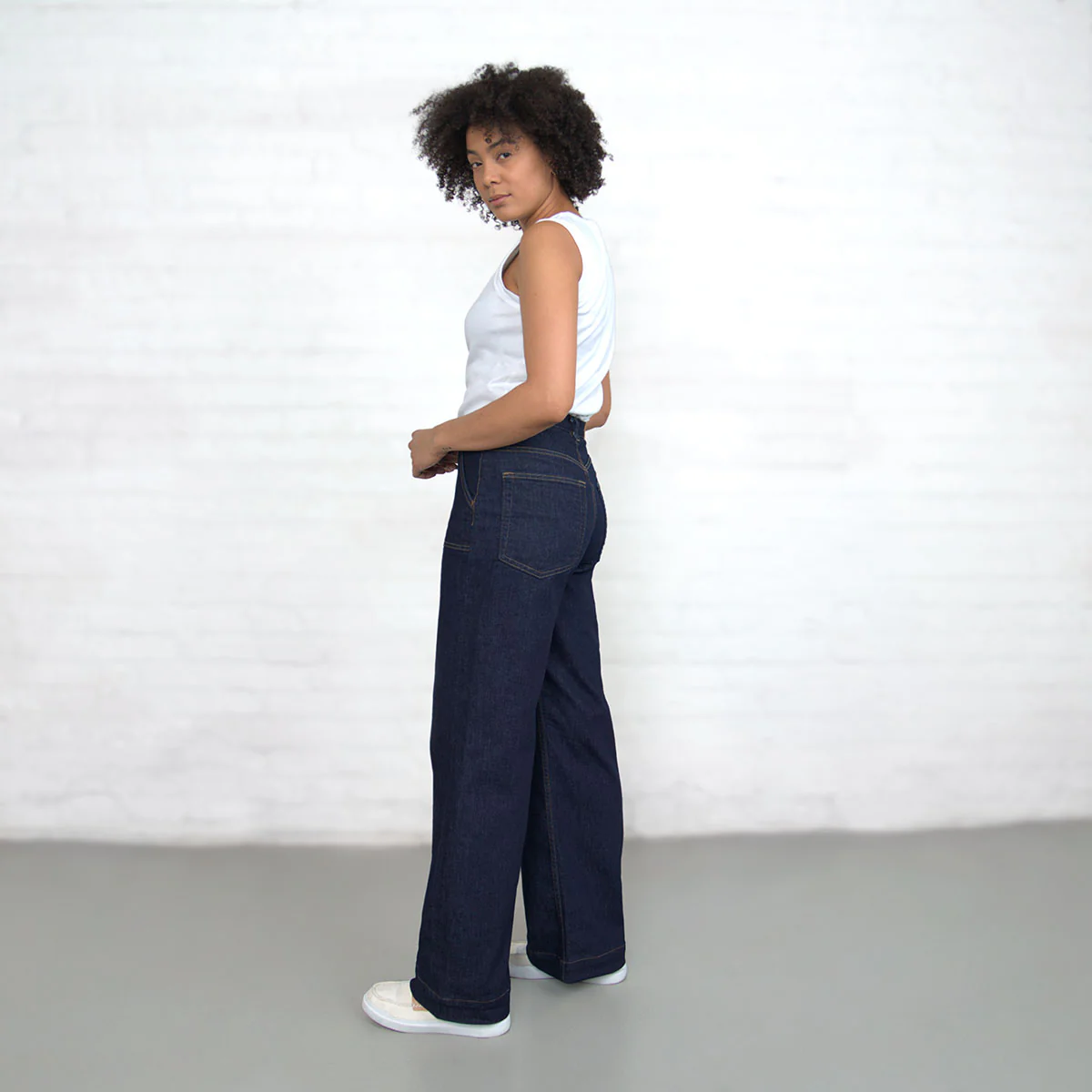 Palazzo - Dark Wash Stretch - Image 11