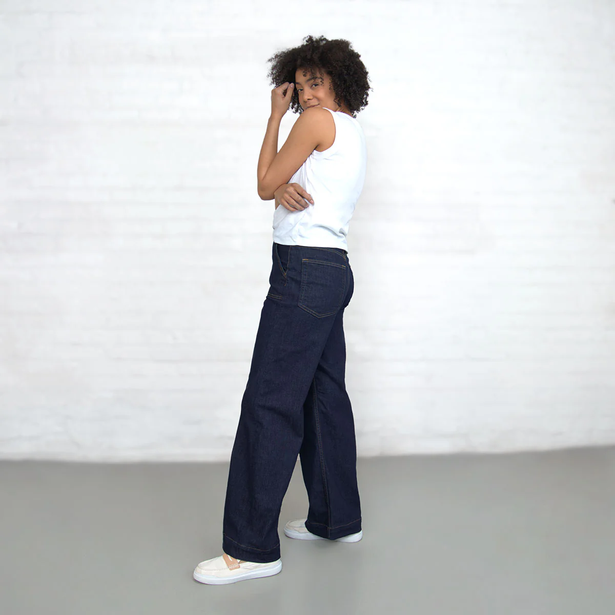 Palazzo - Dark Wash Stretch - Image 5