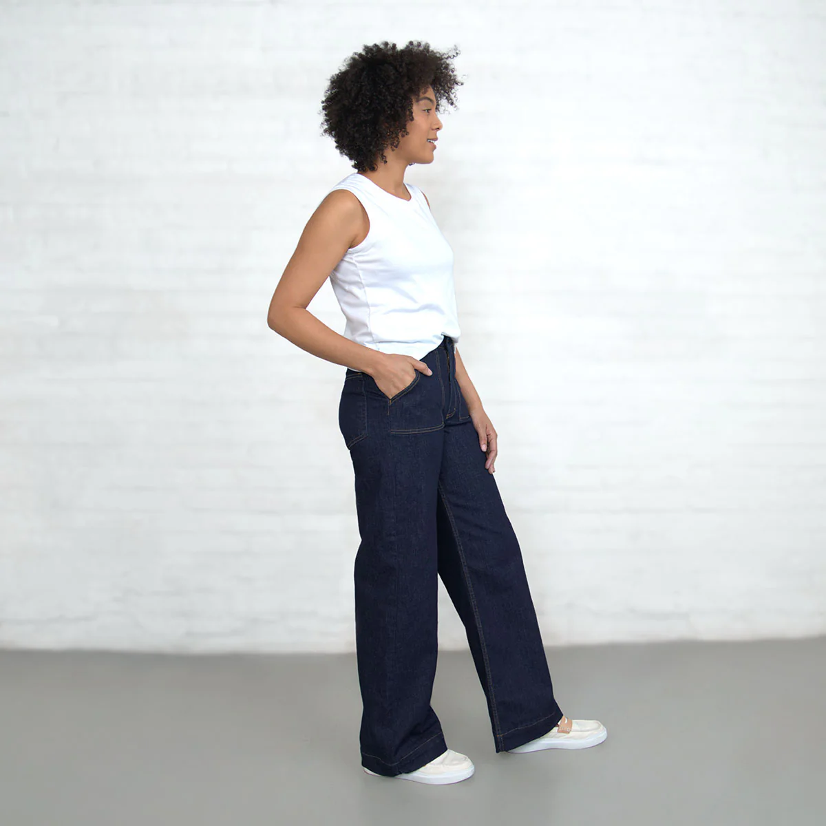 Palazzo - Dark Wash Stretch - Image 6