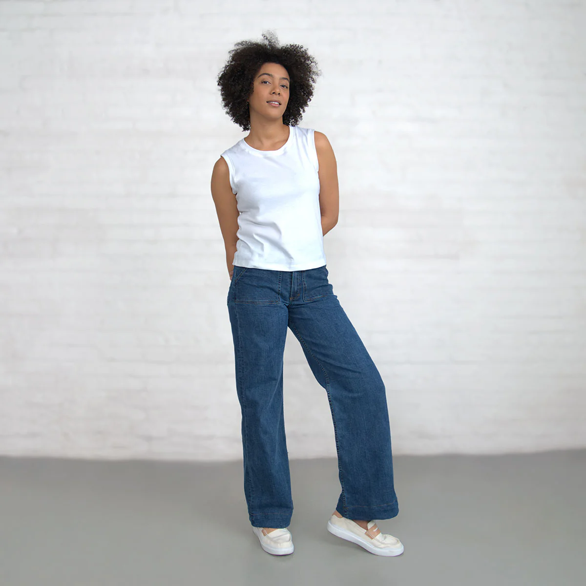 Palazzo - Light Wash Stretch - Image 12