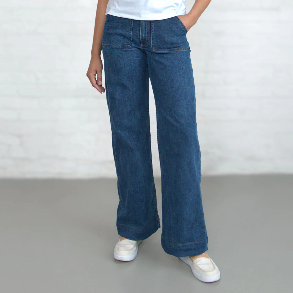 Palazzo - Light Wash Stretch - Image 9