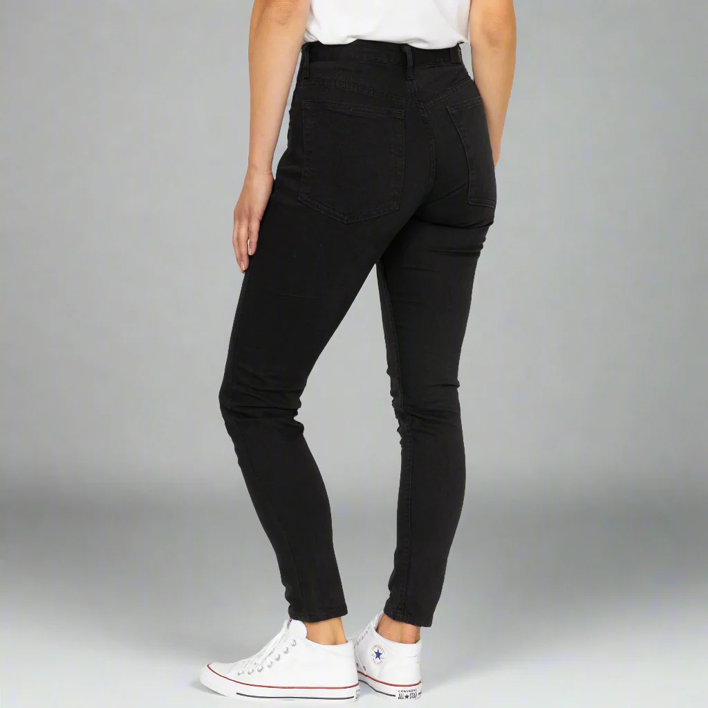Skinny High Rise - Black - Image 4