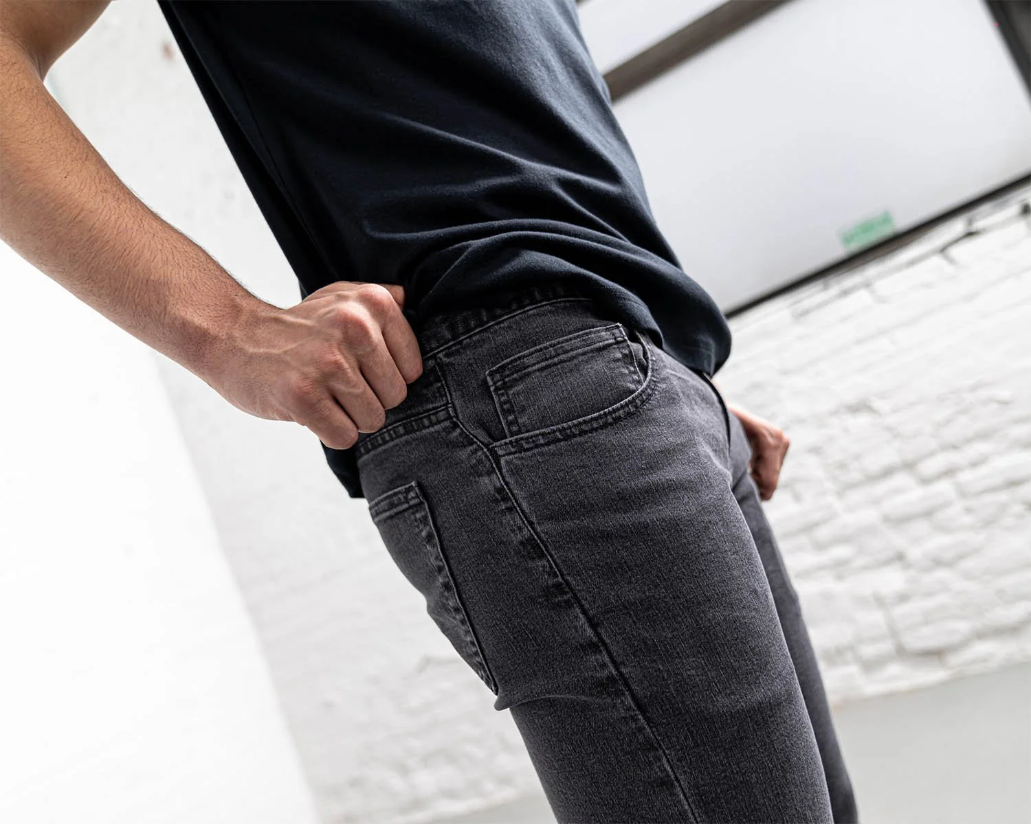 Slim Fit Grey Wash - Image 9