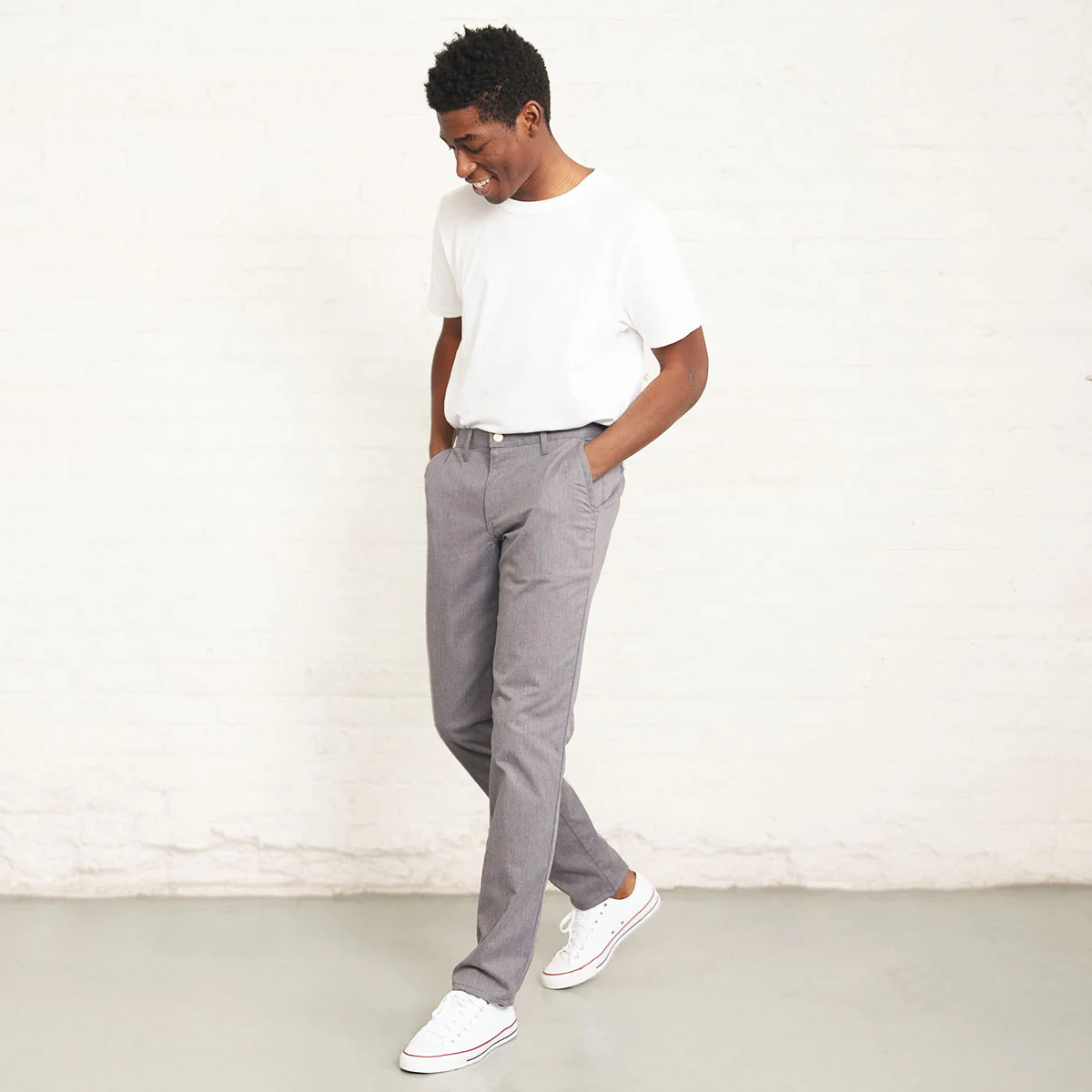 Stretch Chino - Grey - Image 10