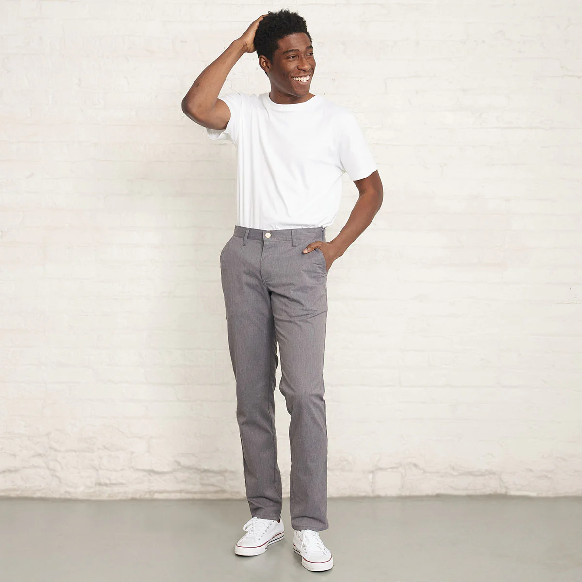 Stretch Chino - Grey - Image 11