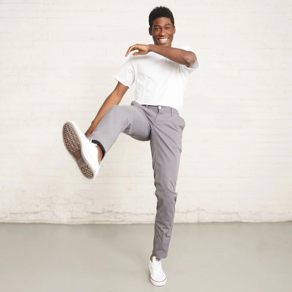 Stretch Chino - Grey - Image 4