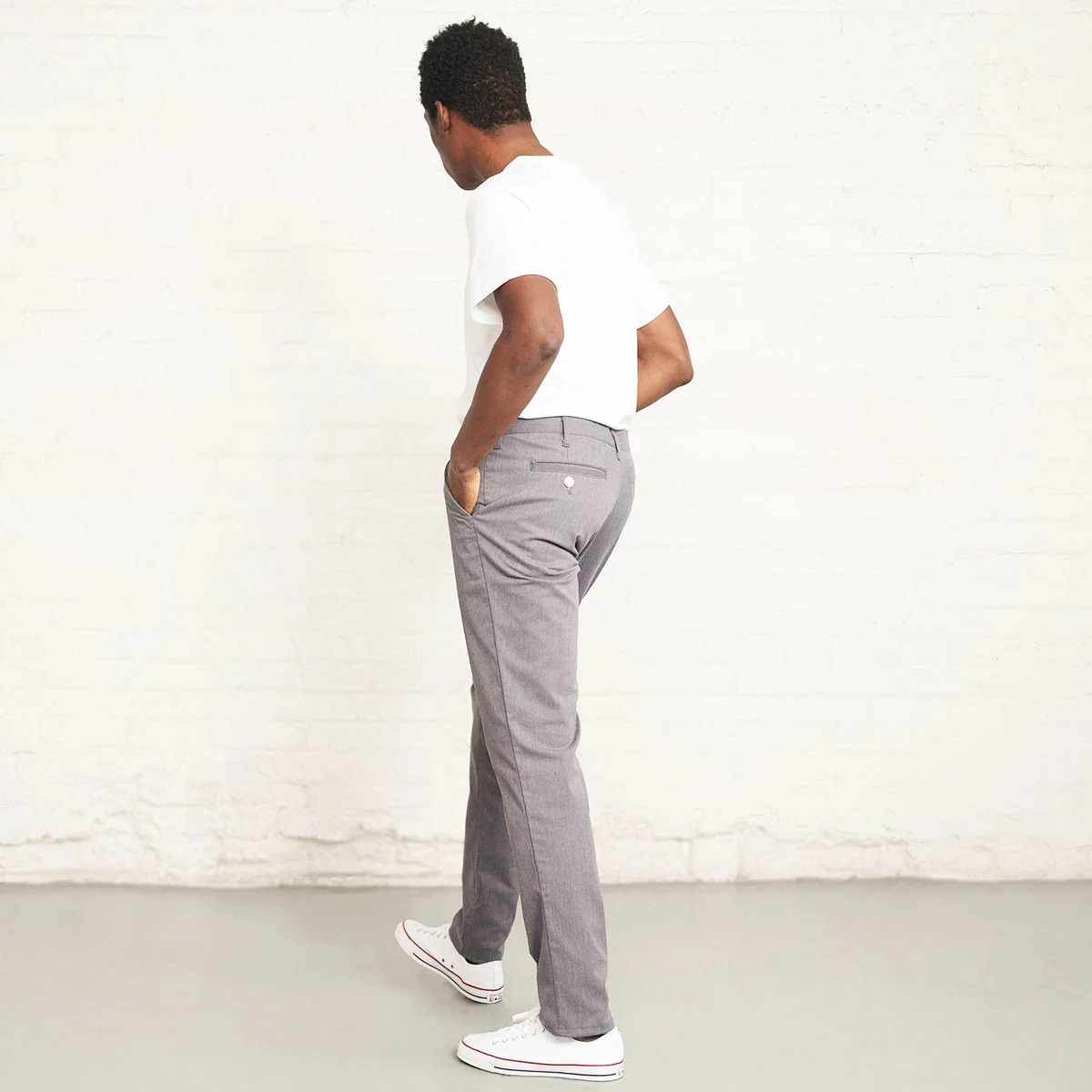 Stretch Chino - Grey - Image 6