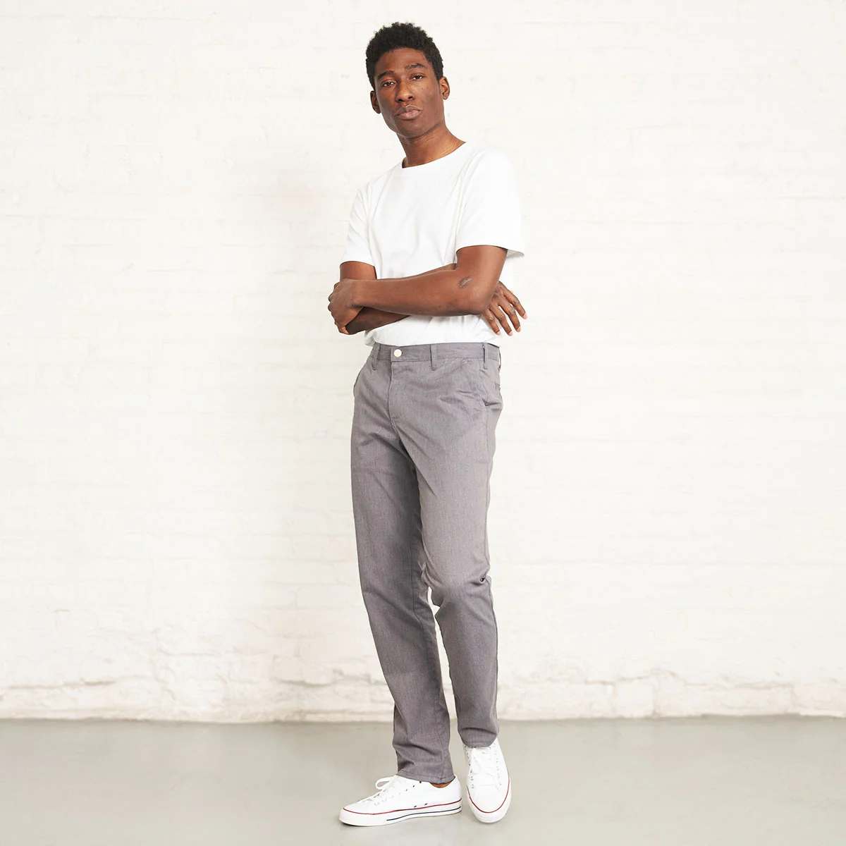 Stretch Chino - Grey - Image 8