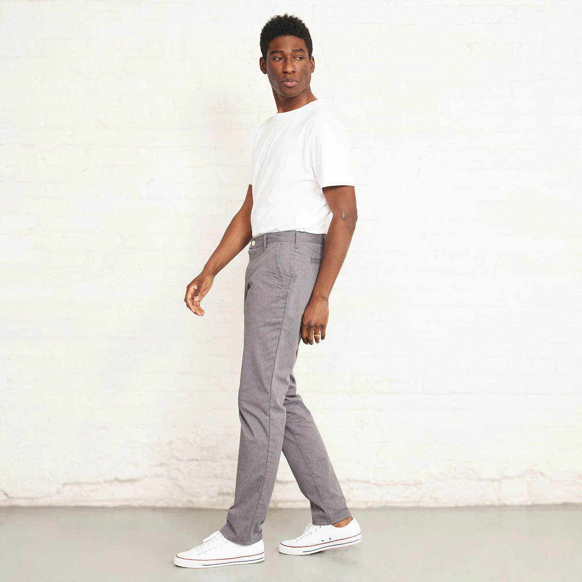 Stretch Chino - Grey - Image 9