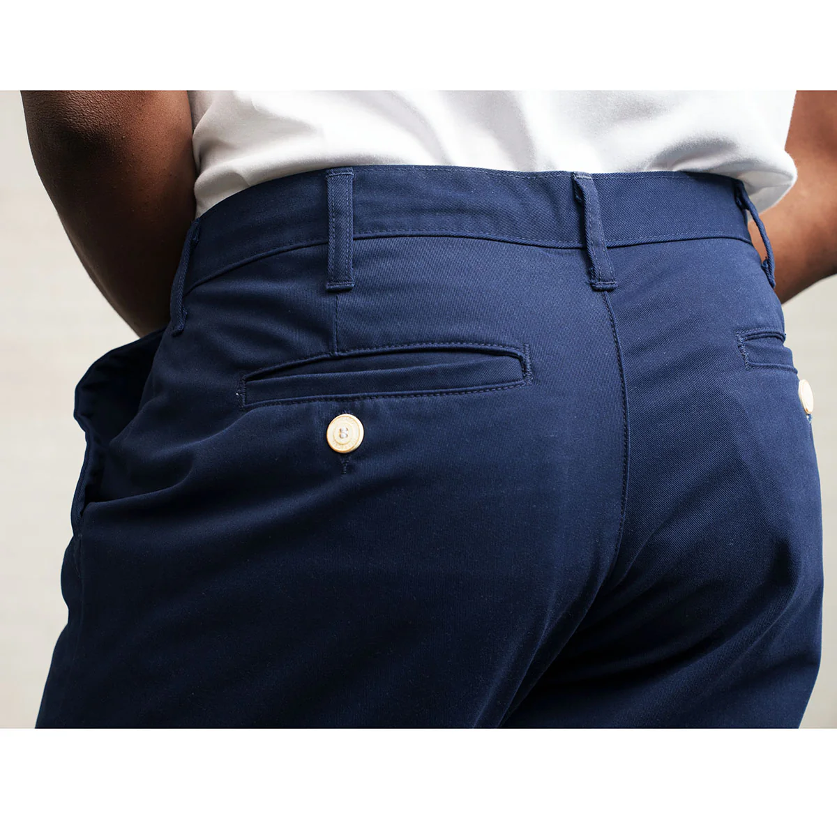Stretch Chino Navy - Image 3