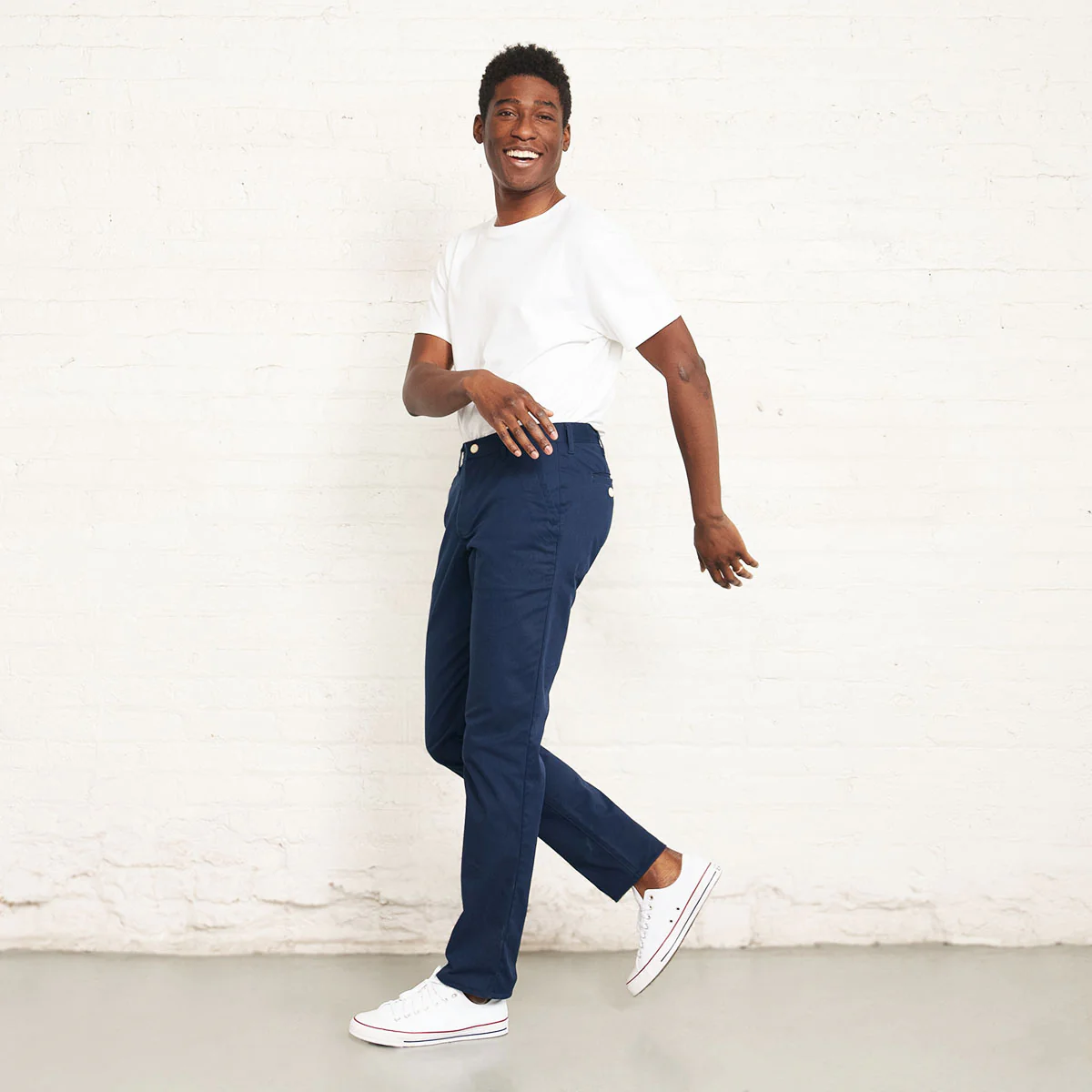Stretch Chino Navy - Image 6