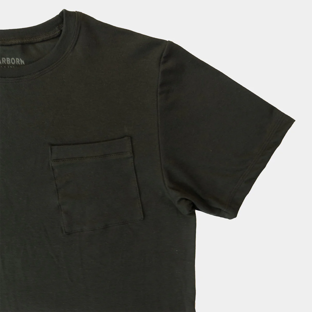 Supima Pocket T - Black - Image 2