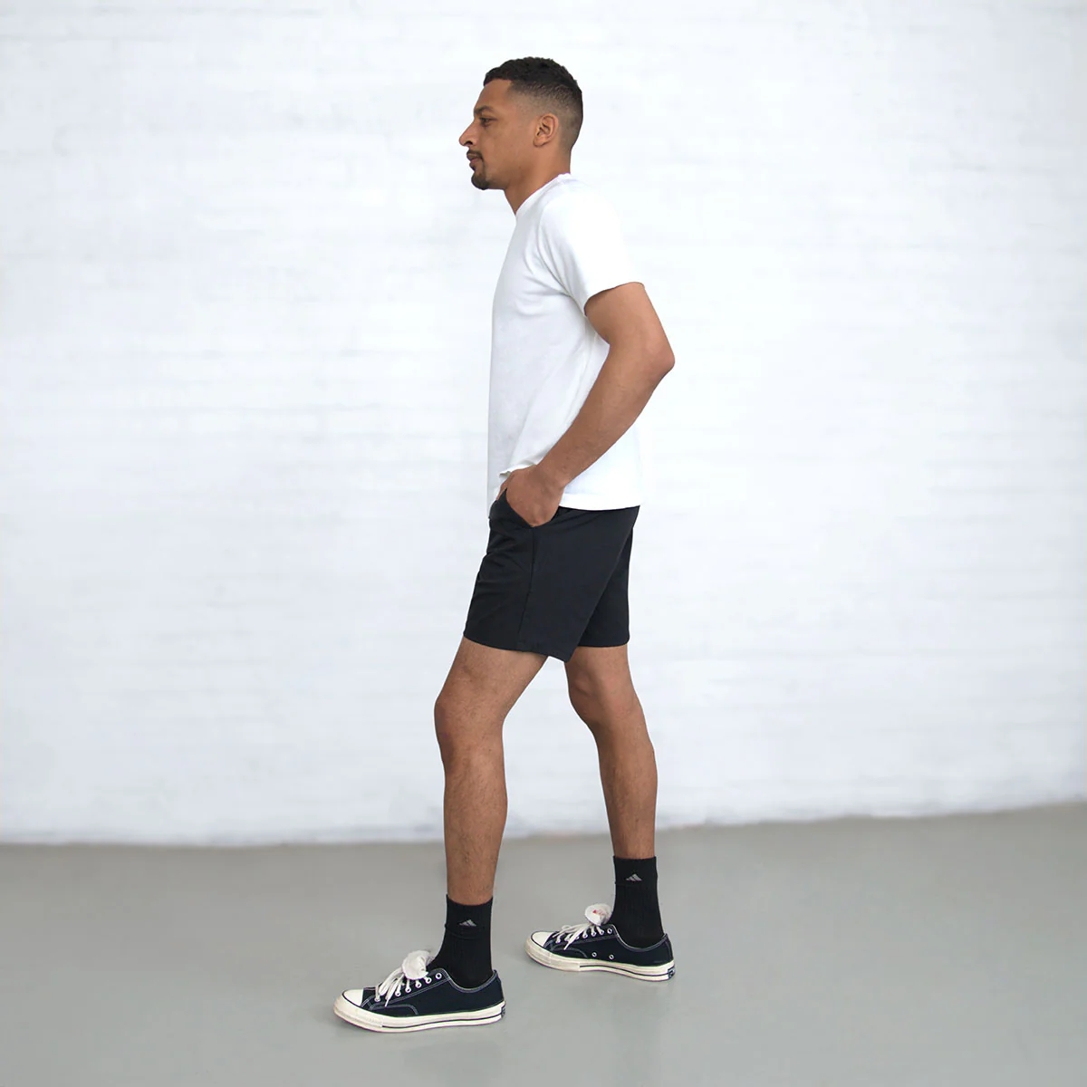 Tailored Technical Shorts - Black - Image 10