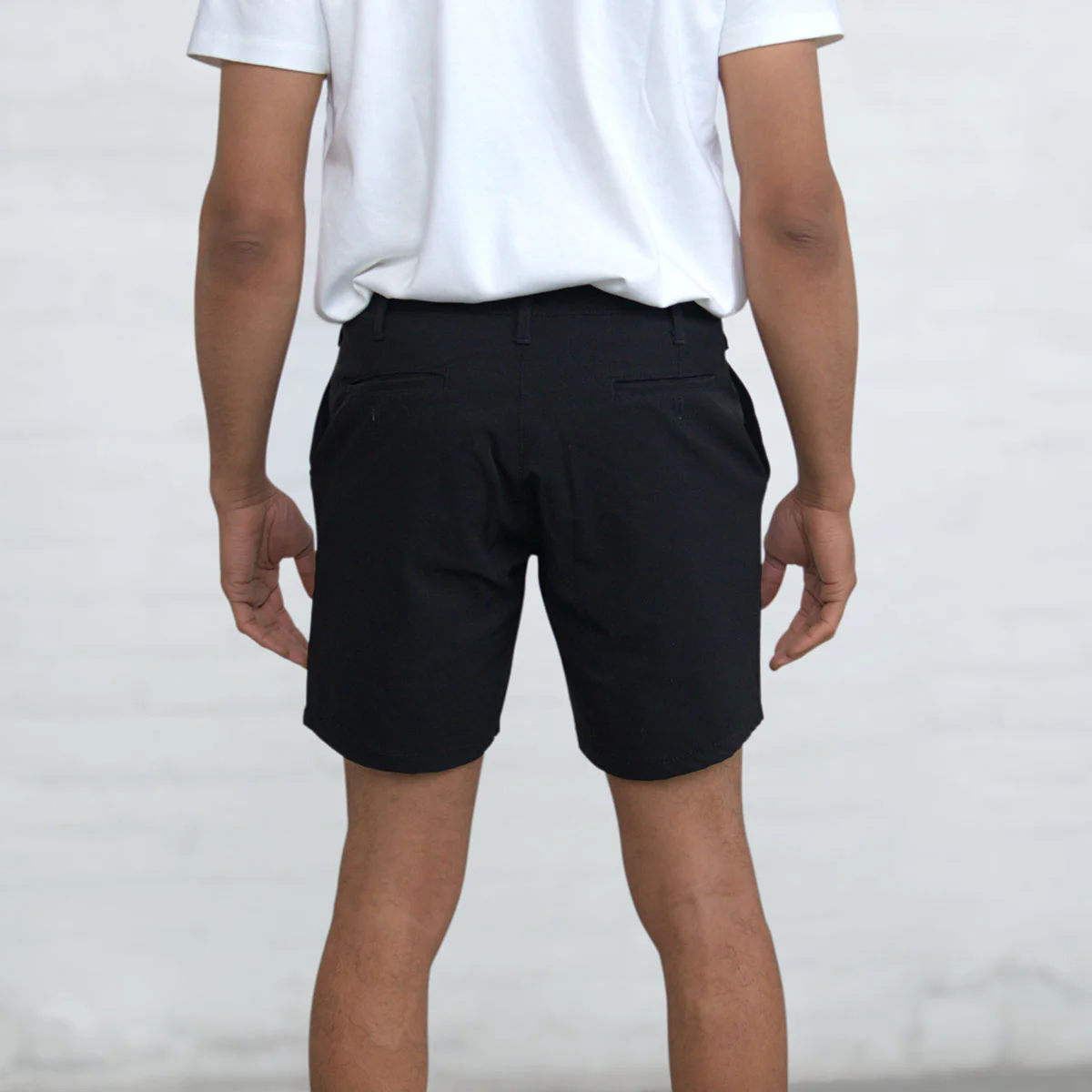 Tailored Technical Shorts - Black - Image 3
