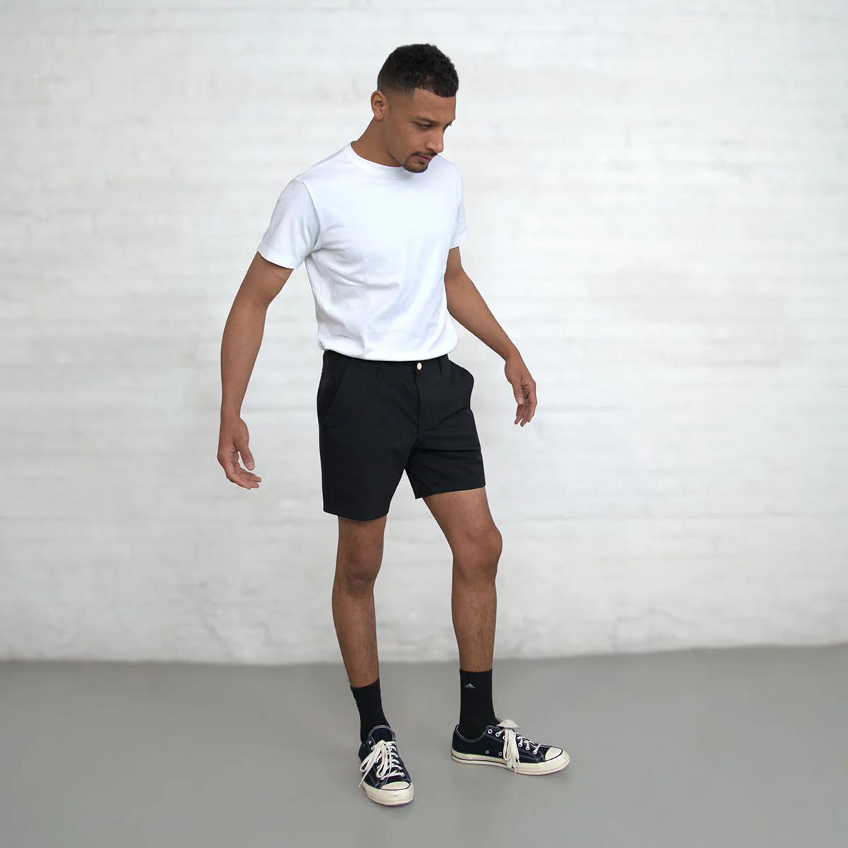Tailored Technical Shorts - Black - Image 4