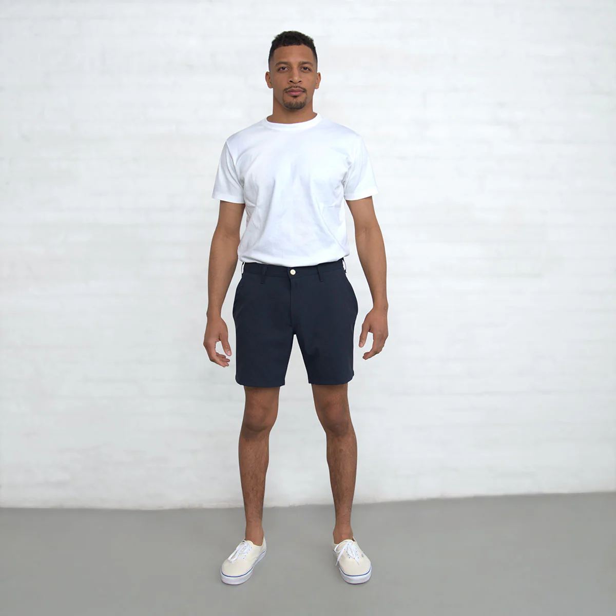 Tailored Technical Shorts - Navy - Image 4