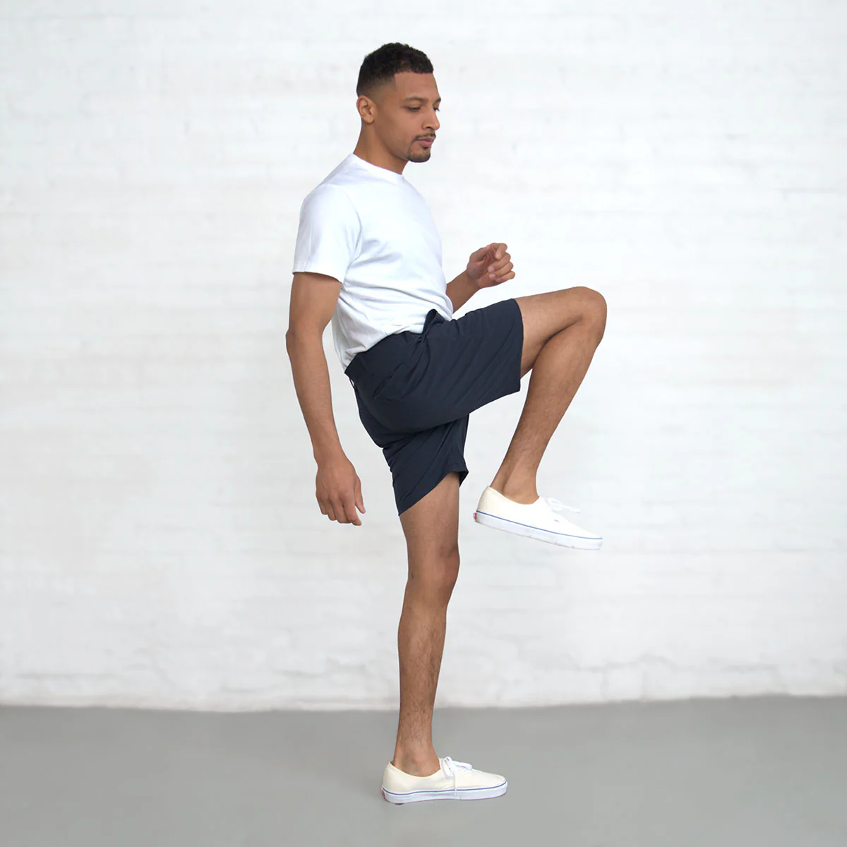 Tailored Technical Shorts - Navy - Image 9