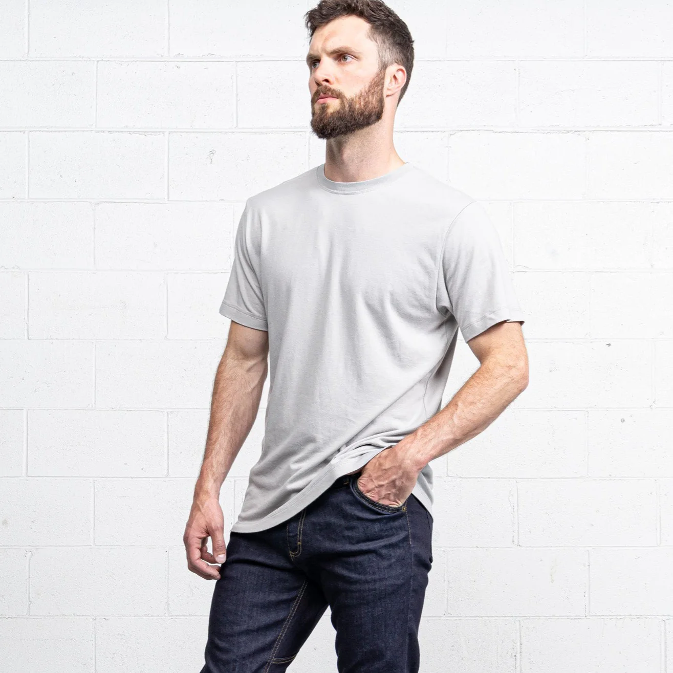 Classic Supima T - Grey - Image 4