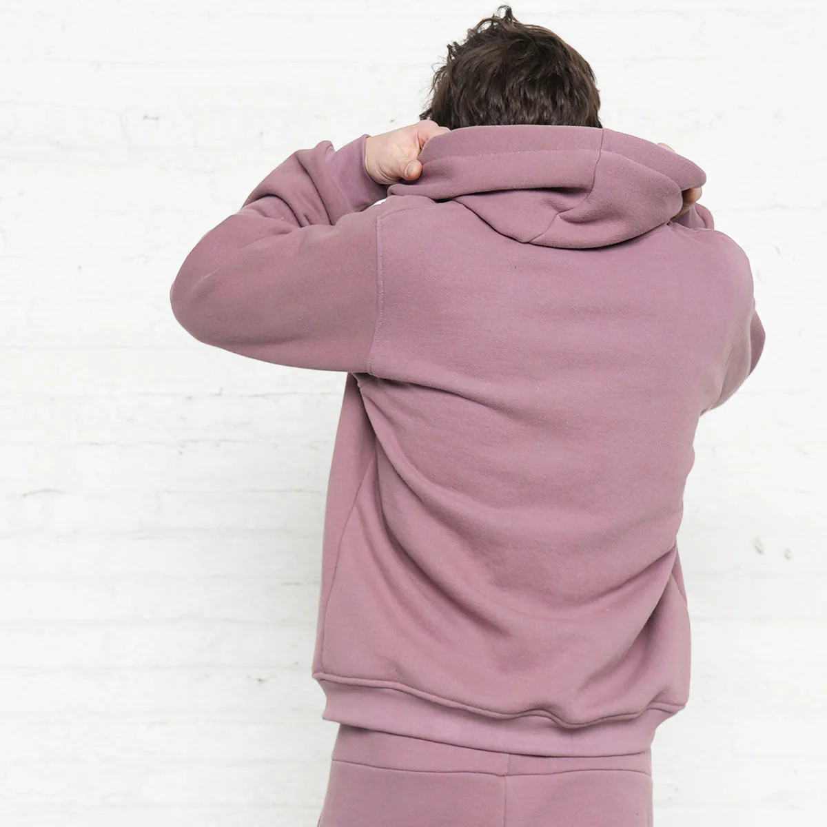 Zip-Up Hoodie - Rose Taupe - Image 3